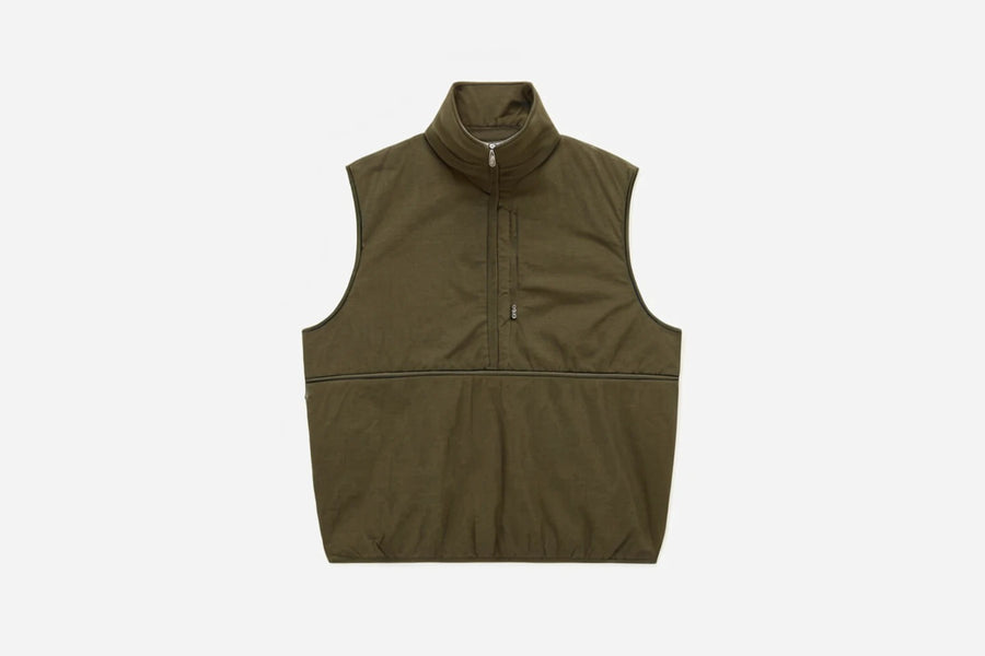 3sixteen - Field Vest in Olive Wrinkle Nylon