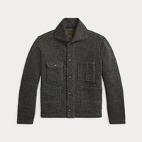 Double RL - Fleece Work Jacket in Grey