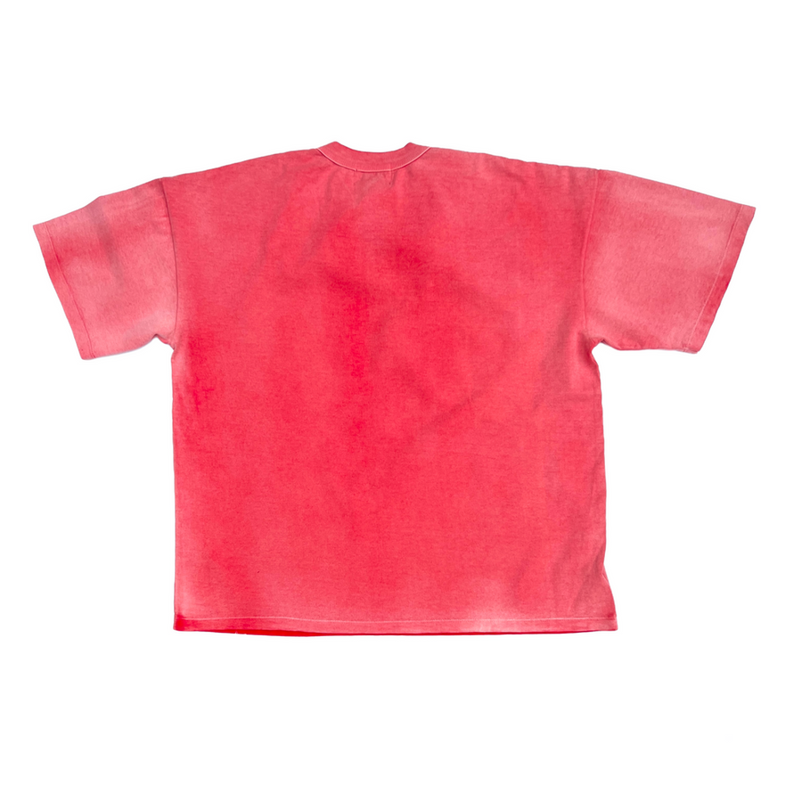 All Time High - Cotton Pocket Tee in Sun Fade Red