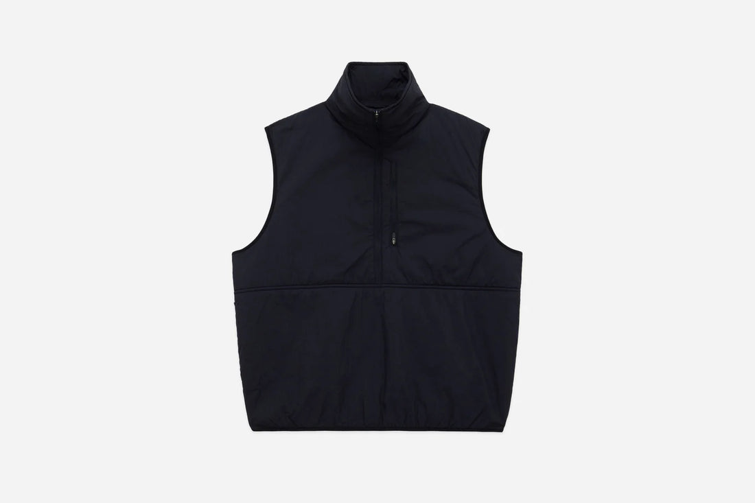 3sixteen - Field Vest in Black Wrinkle Nylon