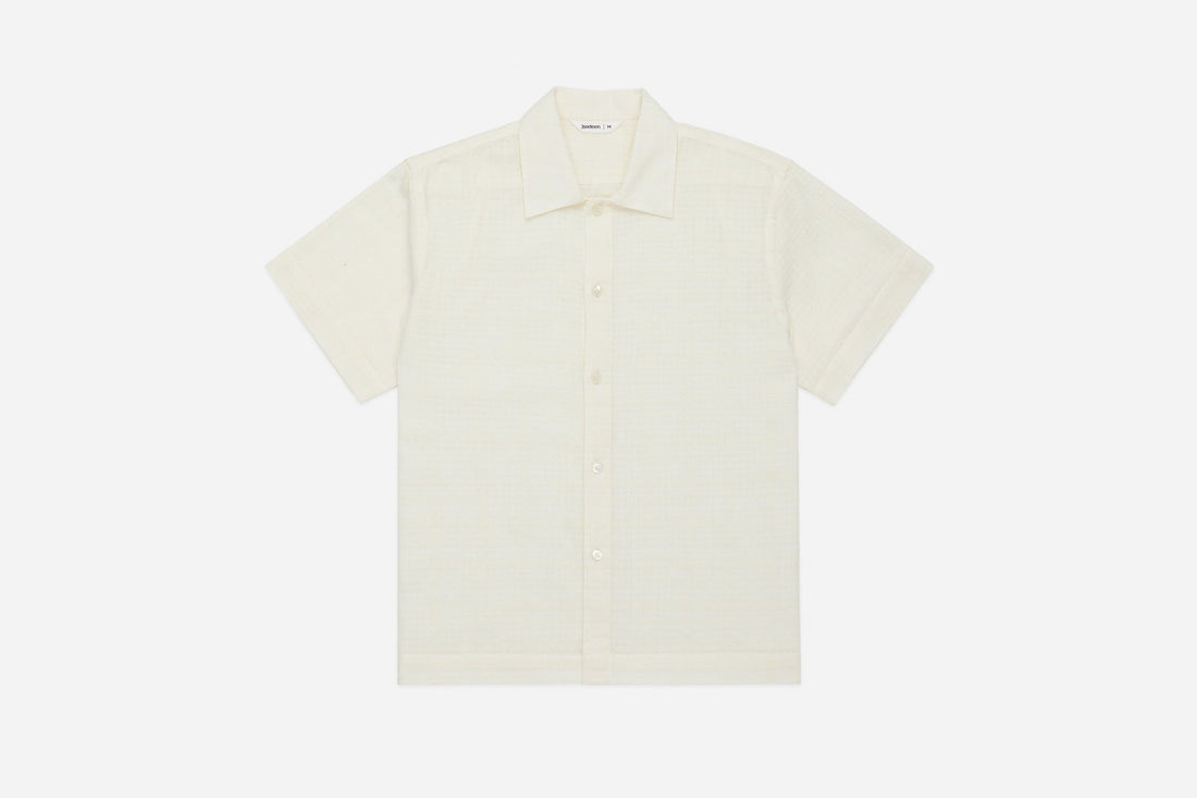 3sixteen - Resort Shirt in Natural Gauze