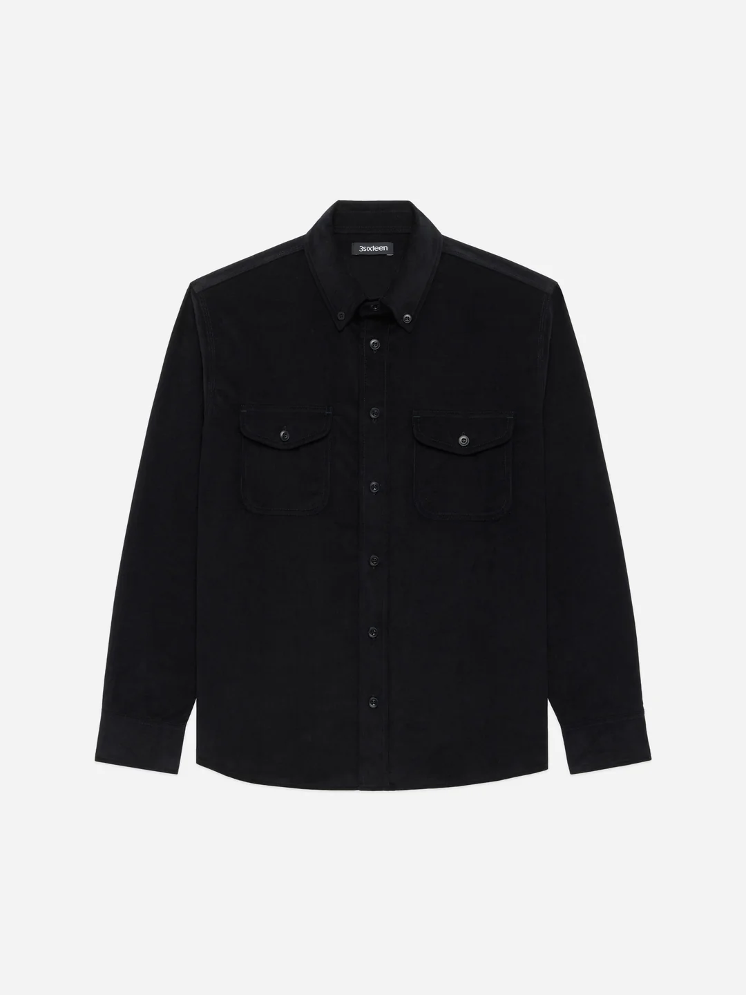 3sixteen - Studio Shirt - Black Corduroy