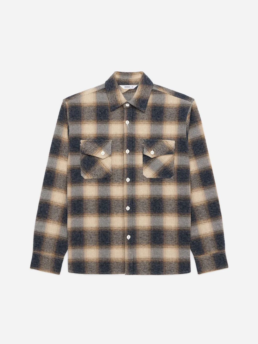3sixteen - Crosscut Flannel - Brown/Ecru