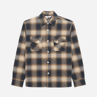3sixteen - Crosscut Flannel - Brown/Ecru
