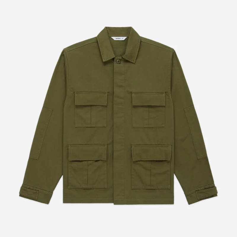 3sixteen - BDU Jacket - Olive Back Satin – Fountainhead NY 3sixteen - BDU Jacket - Olive Back Satin – Fountainhead NY