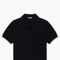 3sixteen - Knit Polo in Black Pima Cotton