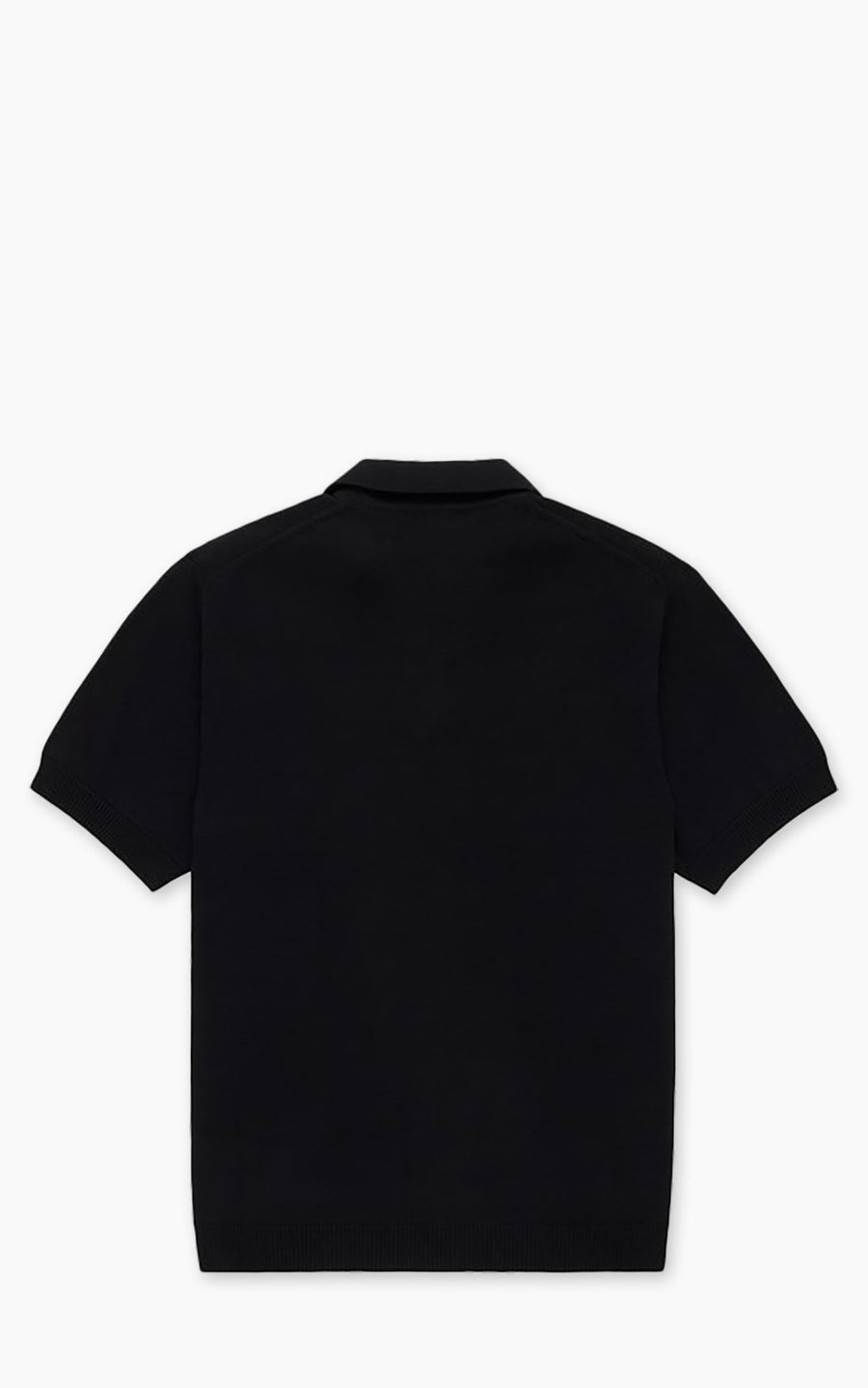 3sixteen - Knit Polo in Black Pima Cotton