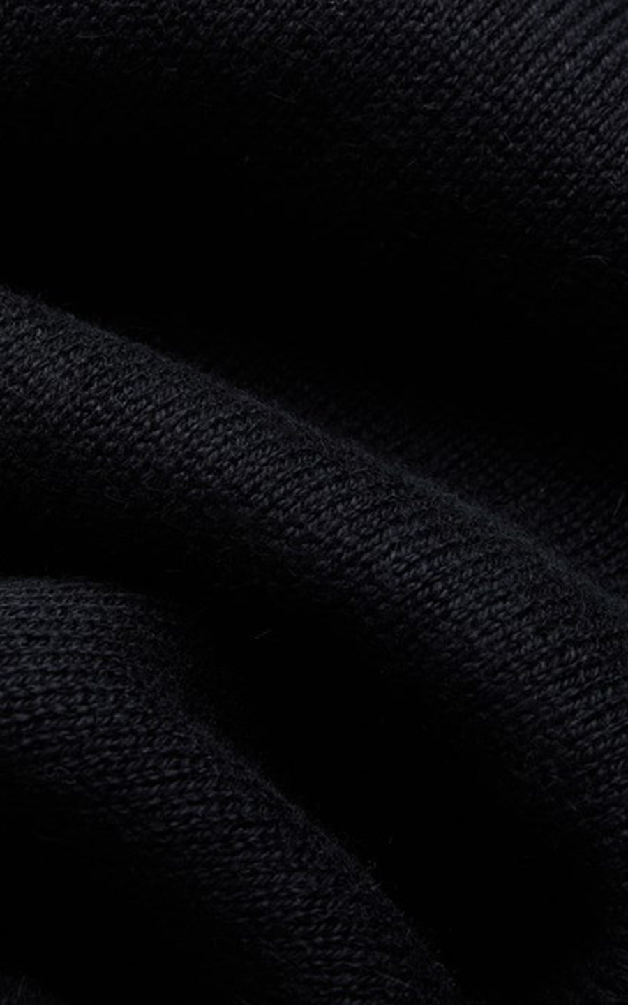 3sixteen - Knit Polo in Black Pima Cotton