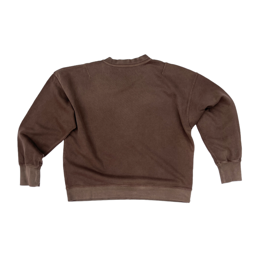 All Time High - Darted Crewneck in Umber
