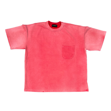 All Time High - Cotton Pocket Tee in Sun Fade Red