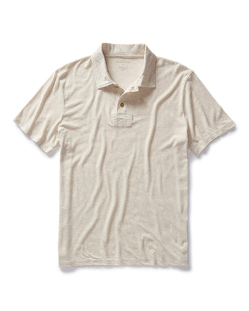 Taylor Stitch - The Cotton Hemp Polo in Oat Heather