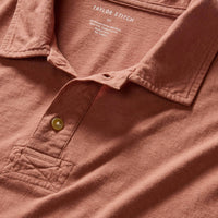 Taylor Stitch - The Cotton Hemp Polo in Fired Clay