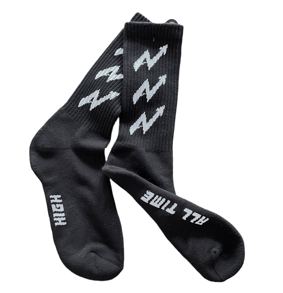 All Time High - Knit Logo Sport Socks
