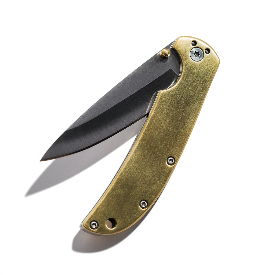 Taylor Stitch - The Drop Point Knife in Brass