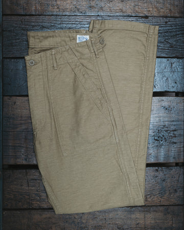 Orslow - 5032 Slim Fit Fatigue Pant - Khaki