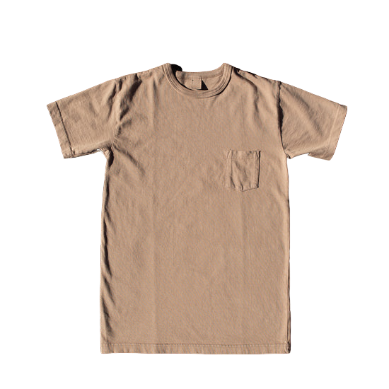 3sixteen - Garment Dyed Pocket T-Shirt in Sand
