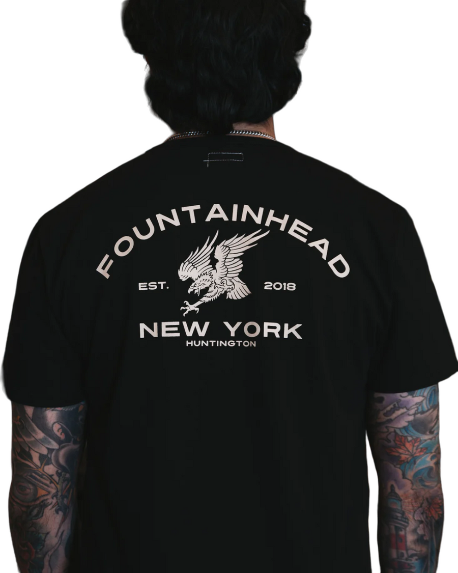 Fountainhead NY - Est 2018 Eagle T-Shirt in Black