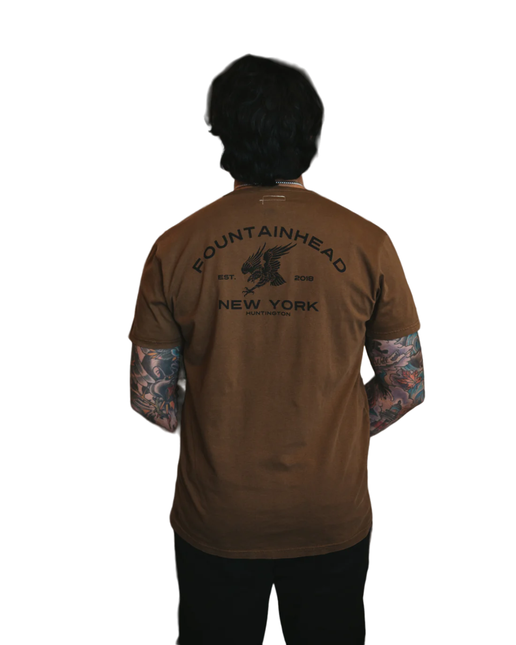 Fountainhead NY - Est 2018 Eagle T-Shirt in Brown