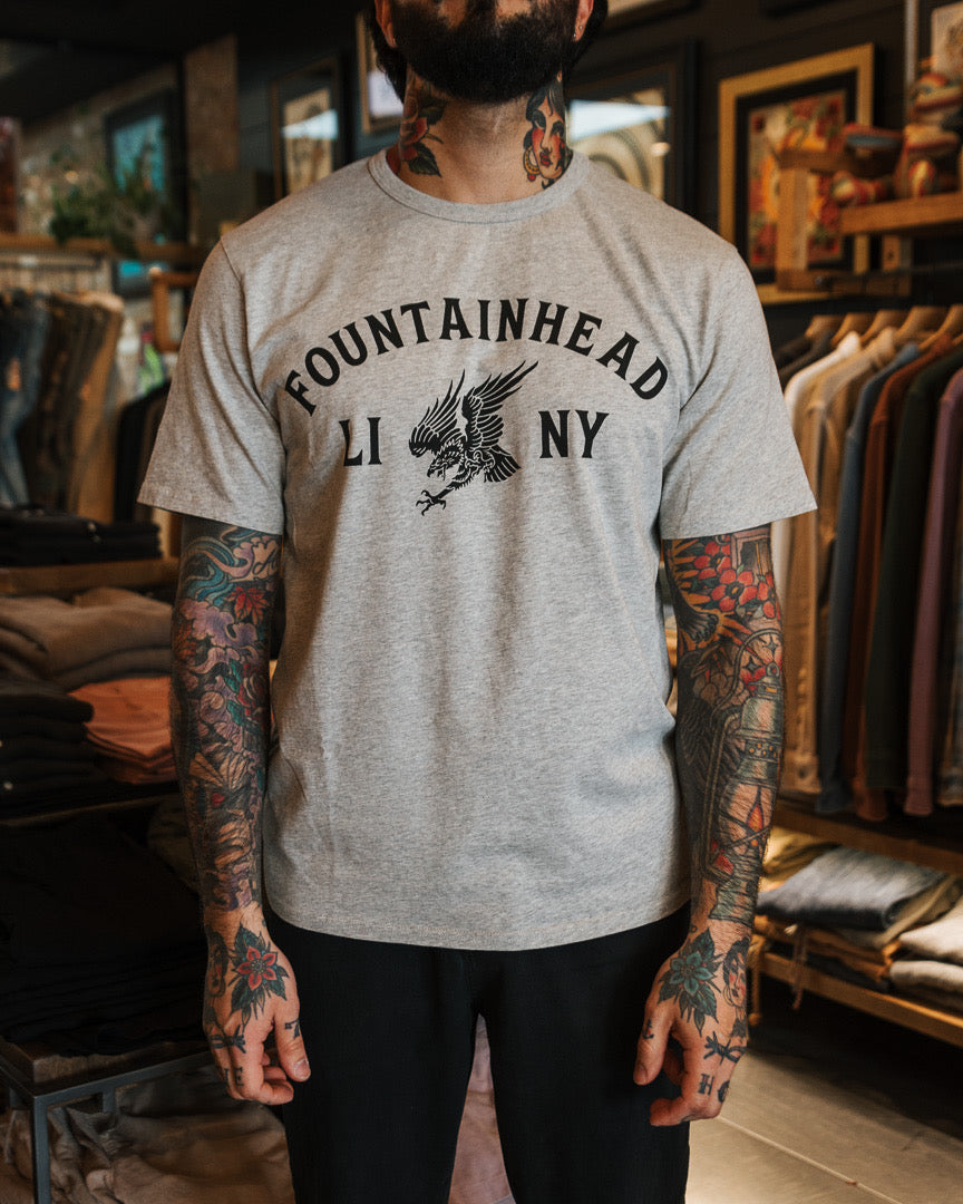 Fountainhead NY - LI Eagle Shirt in Heather Grey