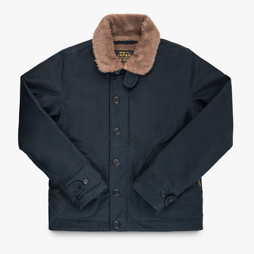 Iron Heart - Whipcord N1 Deck Jacket in Navy