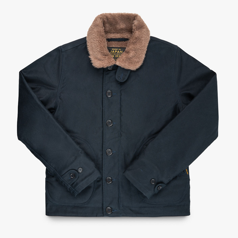 Iron Heart - Whipcord N1 Deck Jacket in Navy