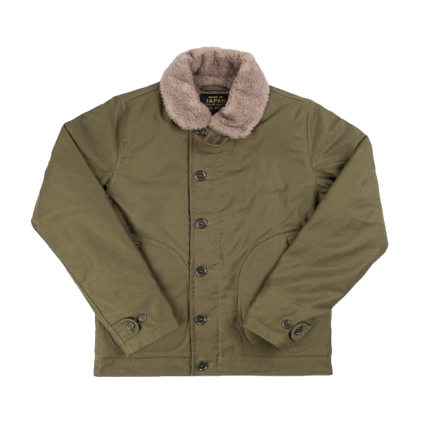 Iron Heart - Whipcord N1 Deck Jacket - Olive Drab Green