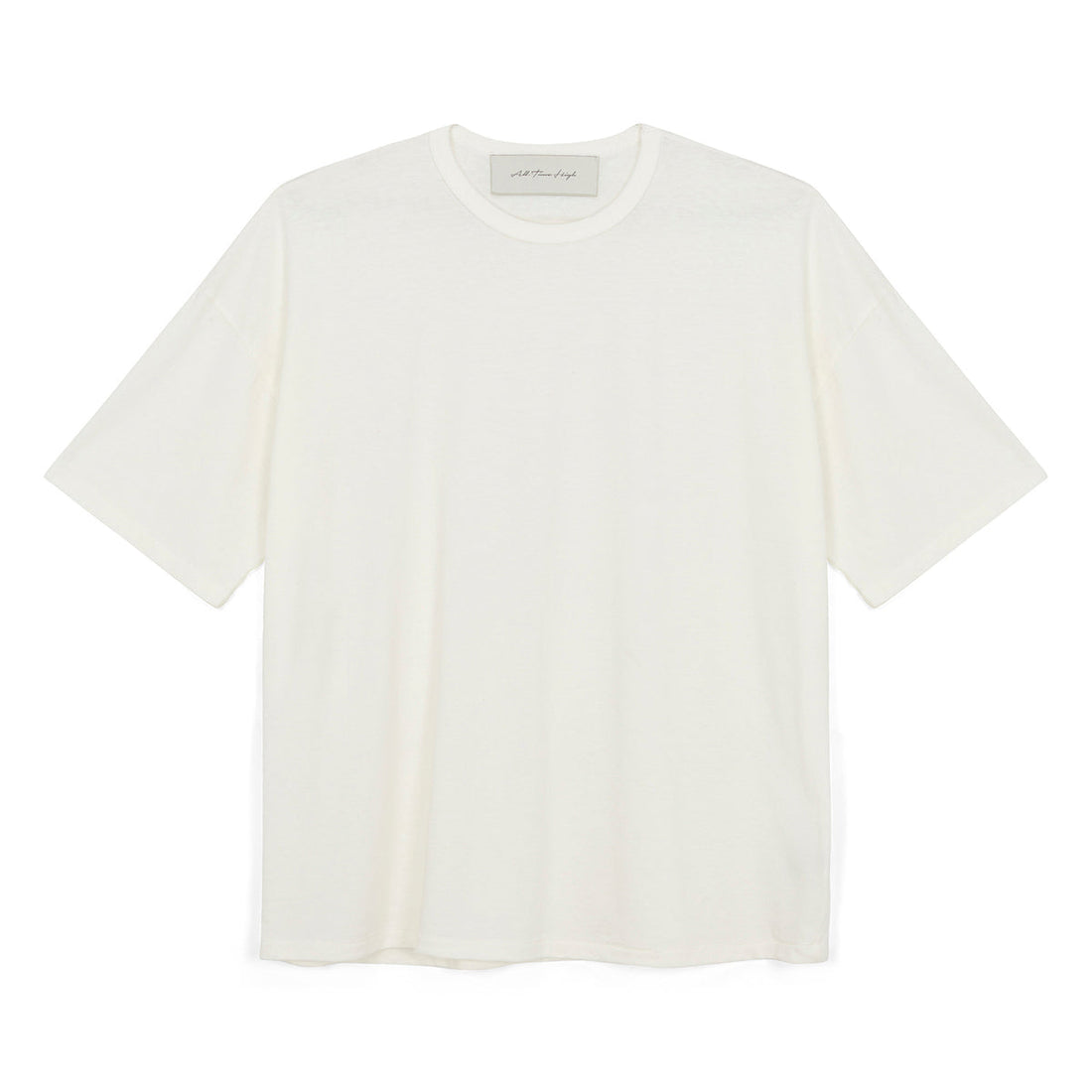 All Time High Hemp Tee in Vintage White