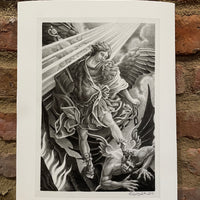 "Saint Michael" - Print by Philip Szlosek