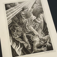 "Saint Michael" - Print by Philip Szlosek
