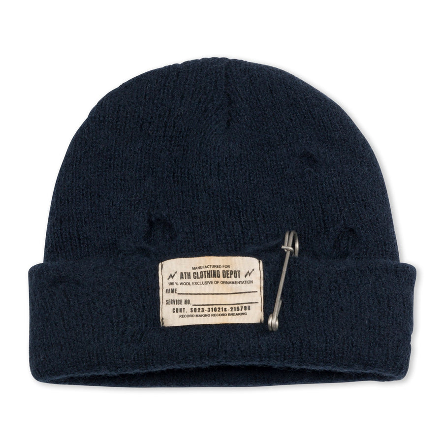 All Time High - Wool Watch Cap in Navy