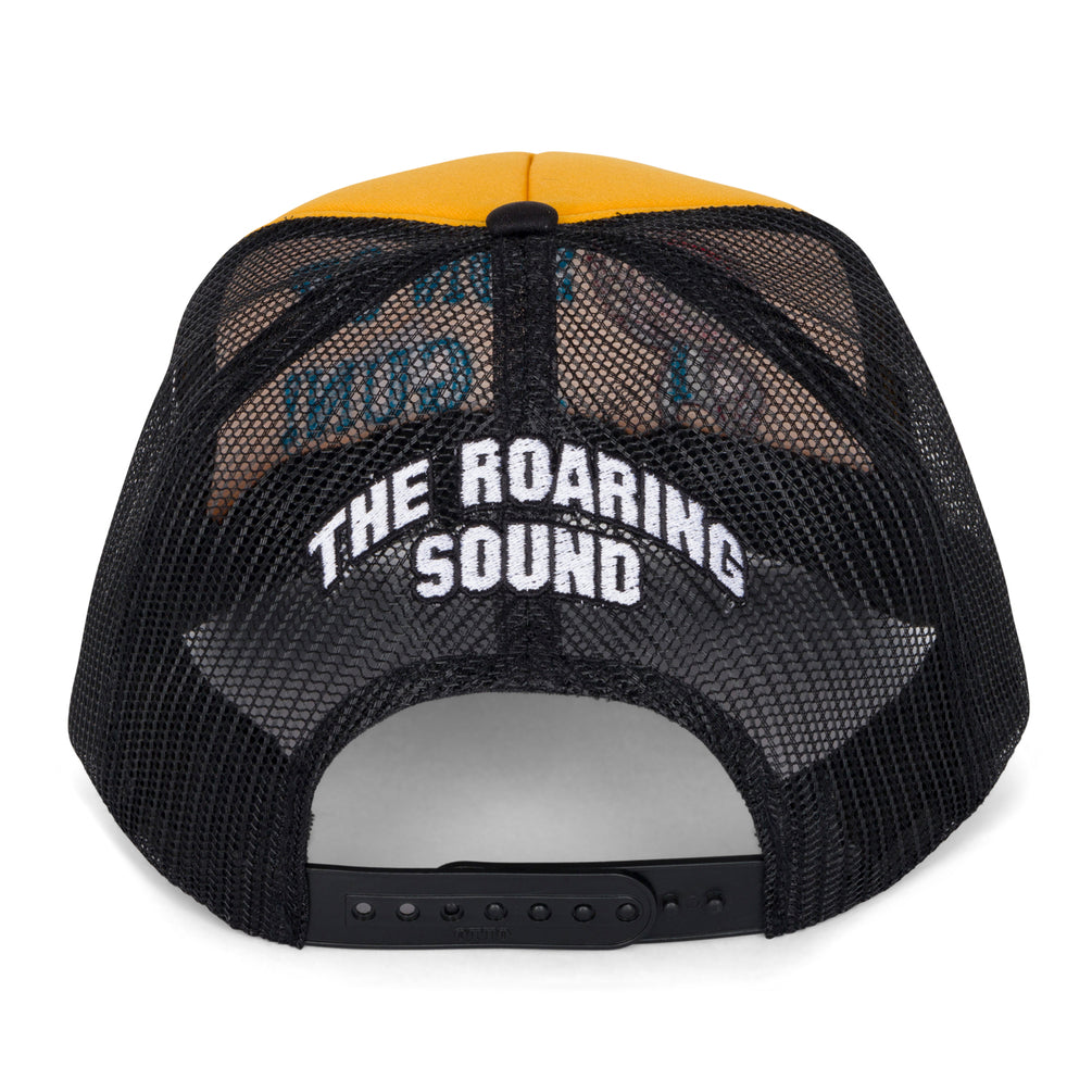 All Time High - The Roaring Sound Trucker Hat in Black/Gold
