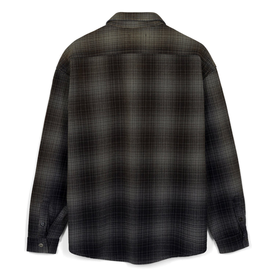 All Time High - Baynham Flannel Shirt in Coal/Ash