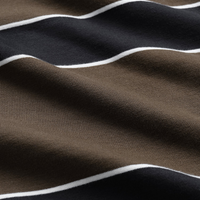 Knickerbocker - McCarren Rugby in Black Olive Stripe