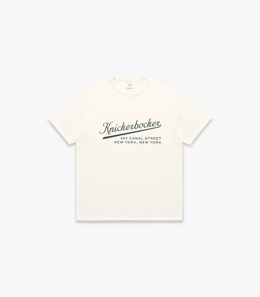 Knickerbocker - Stadium Heavyweight T-Shirt - Milk