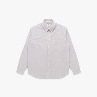 Knickerbocker - "Beefy" Cotton Oxford in Brown Stripe