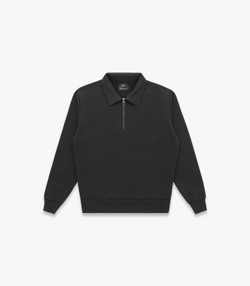 Knickerbocker - Stadium Loft Knit Quarter Zip - Black
