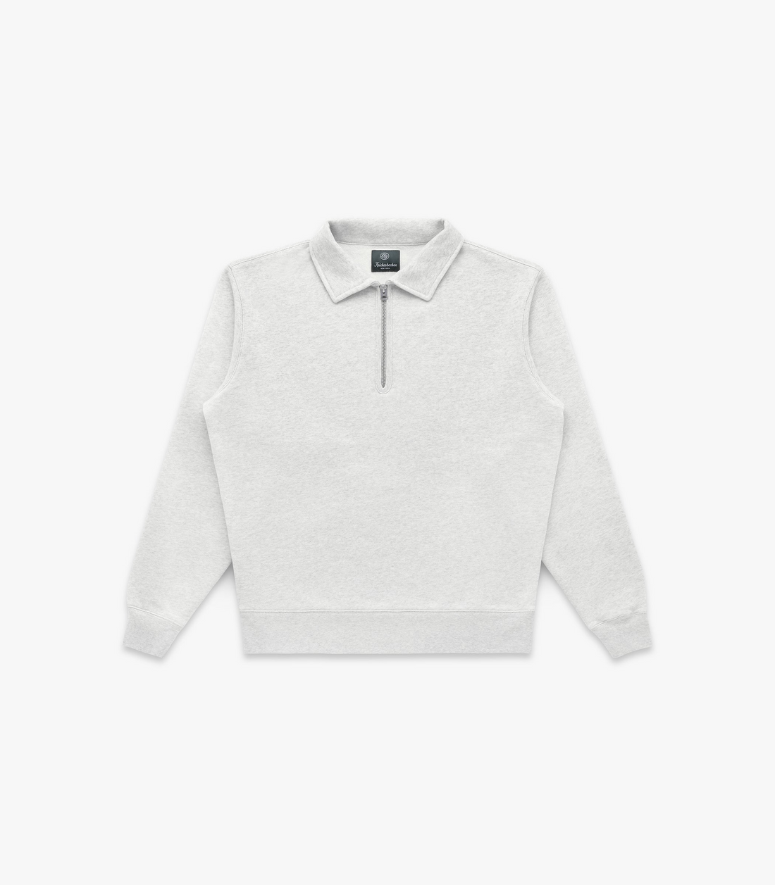 Knickerbocker - Stadium Loft Knit Quarter Zip - Oat Grey
