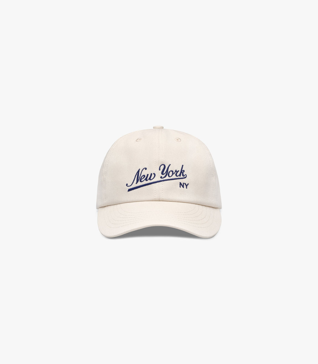 Knickerbocker - Big League Twill Cotton Cap -  Ecru