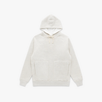 Knickerbocker - Double Face Waffle Hoodie in Oat Grey