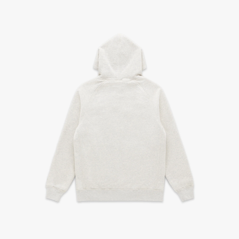 Knickerbocker - Double Face Waffle Hoodie in Oat Grey