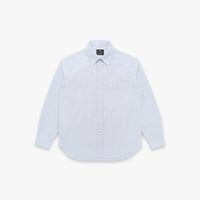 Knickerbocker - Jones Cotton & Silk Shirt - Light Blue Stripe