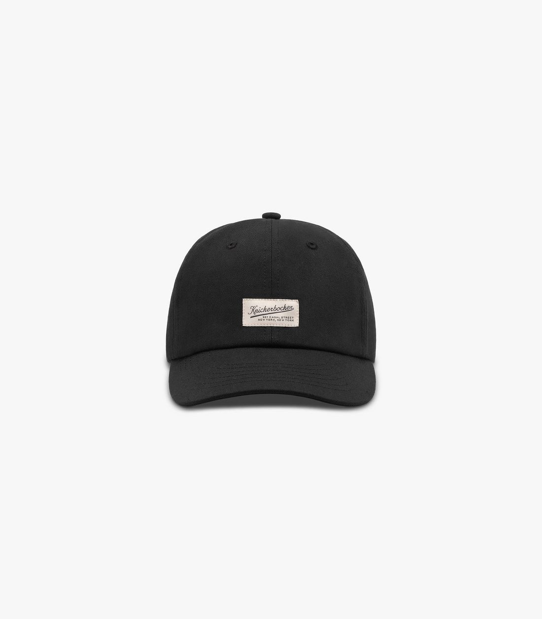 Knickerbocker - Flagship Twill Cap - Black