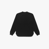 Knickerbocker - Raglan Mock Neck Thermal in Black