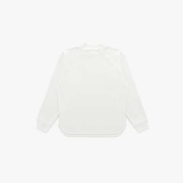 Knickerbocker - Raglan Mock Neck Thermal in Milk