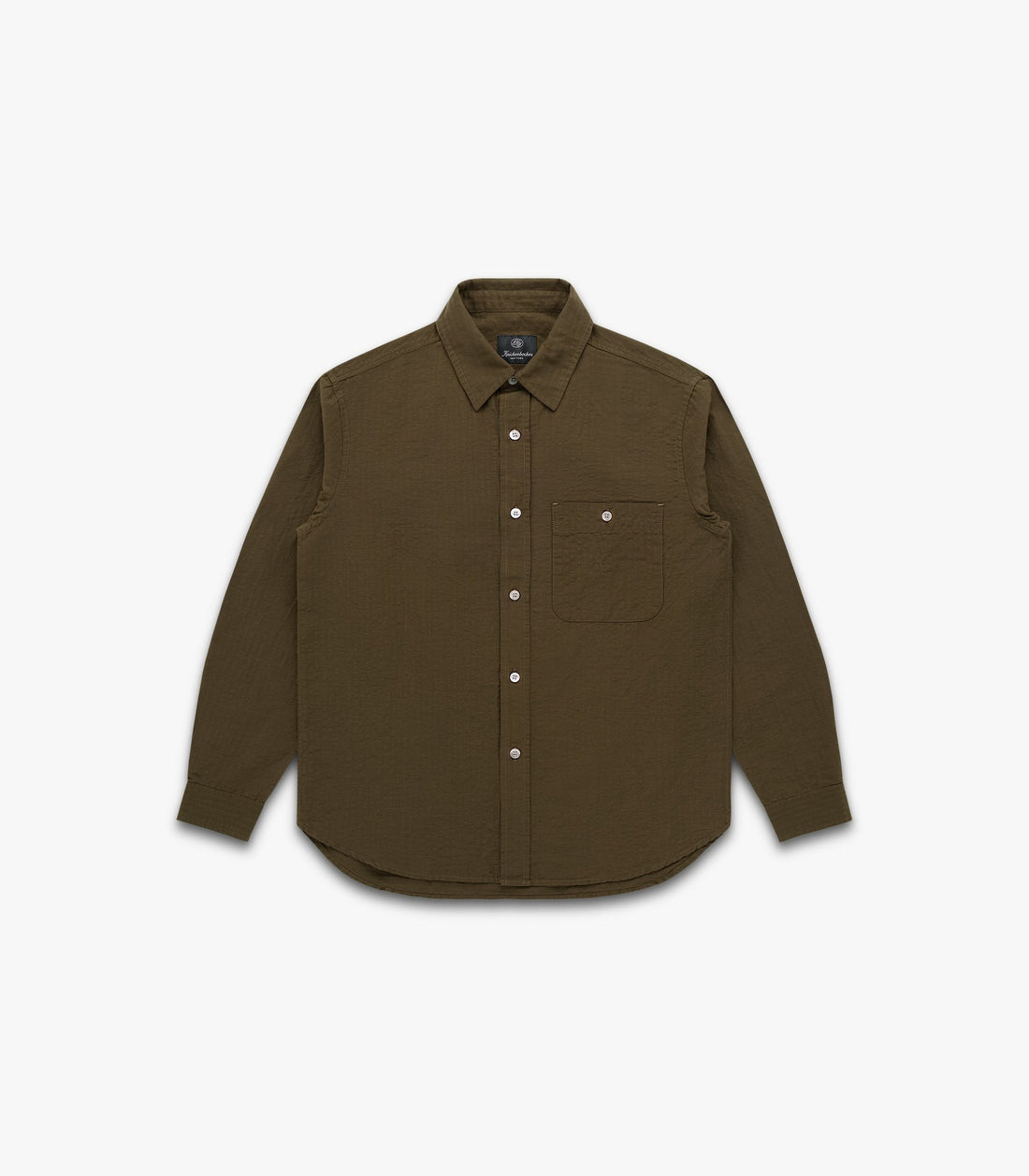 Knickerbocker - Jones Cotton & Linen Shirt - Olive
