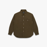 Knickerbocker - Jones Cotton & Linen Shirt - Olive