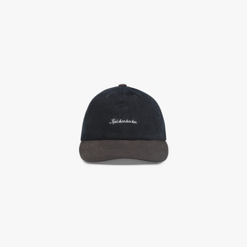 Knickerbocker - Script Corduroy Cap - Black