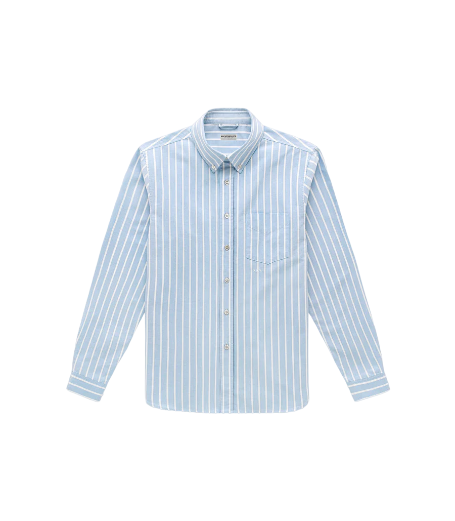 Knickerbocker - "Beefy" Cotton Icon Oxford Blue Stripe