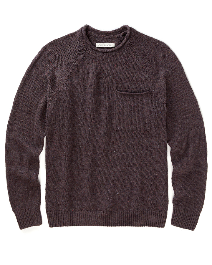 Outerknown - Stinson Rollneck Sweater - Dark Brown