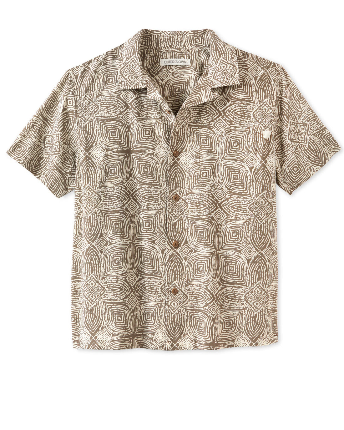 Outerknown - The BBQ Shirt in Kelp Bloom Ripples